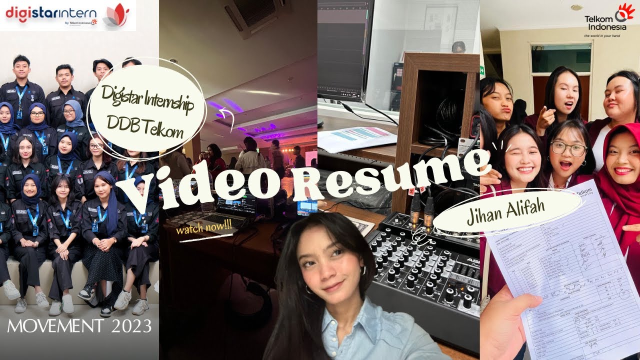 Hungry to learn, ready to contribute! | Video Resume Digistar Internship DDB Telkom | Jihan Alifah
