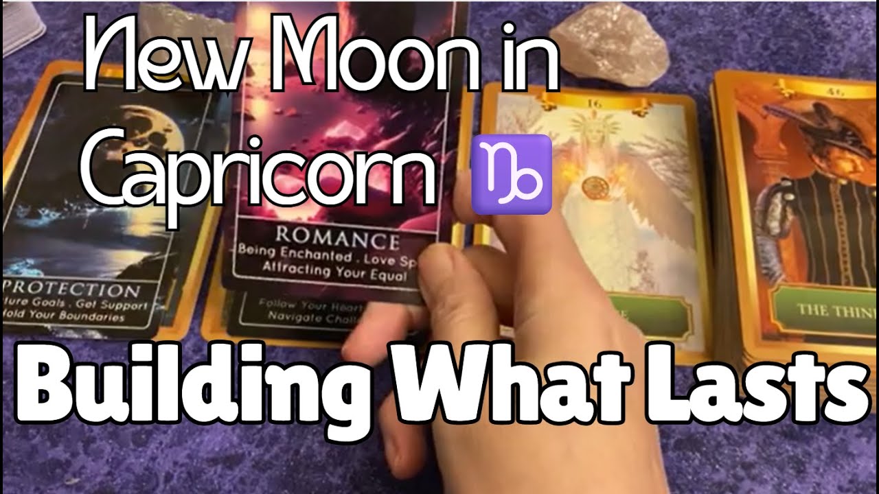 New Moon in Capricorn ♑️ What to Focus on Now - YouTube