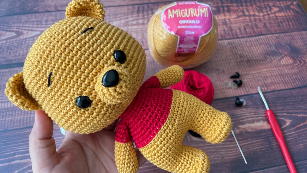 Winnie The Pooh - AMIGURUMI CÍRCULO - Patrón escrito