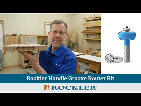 Rockler Handle Groove Router Bit – Create Perfect Recessed Handles!