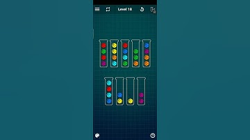 Ball sort puzzle level 18 || Lets play it