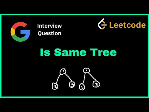 Is Same Tree 🔥🔥 | Binary Trees #leetcode #trees #faang