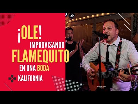 Orquesta Kalifornia en una boda · momento de flamenquito
