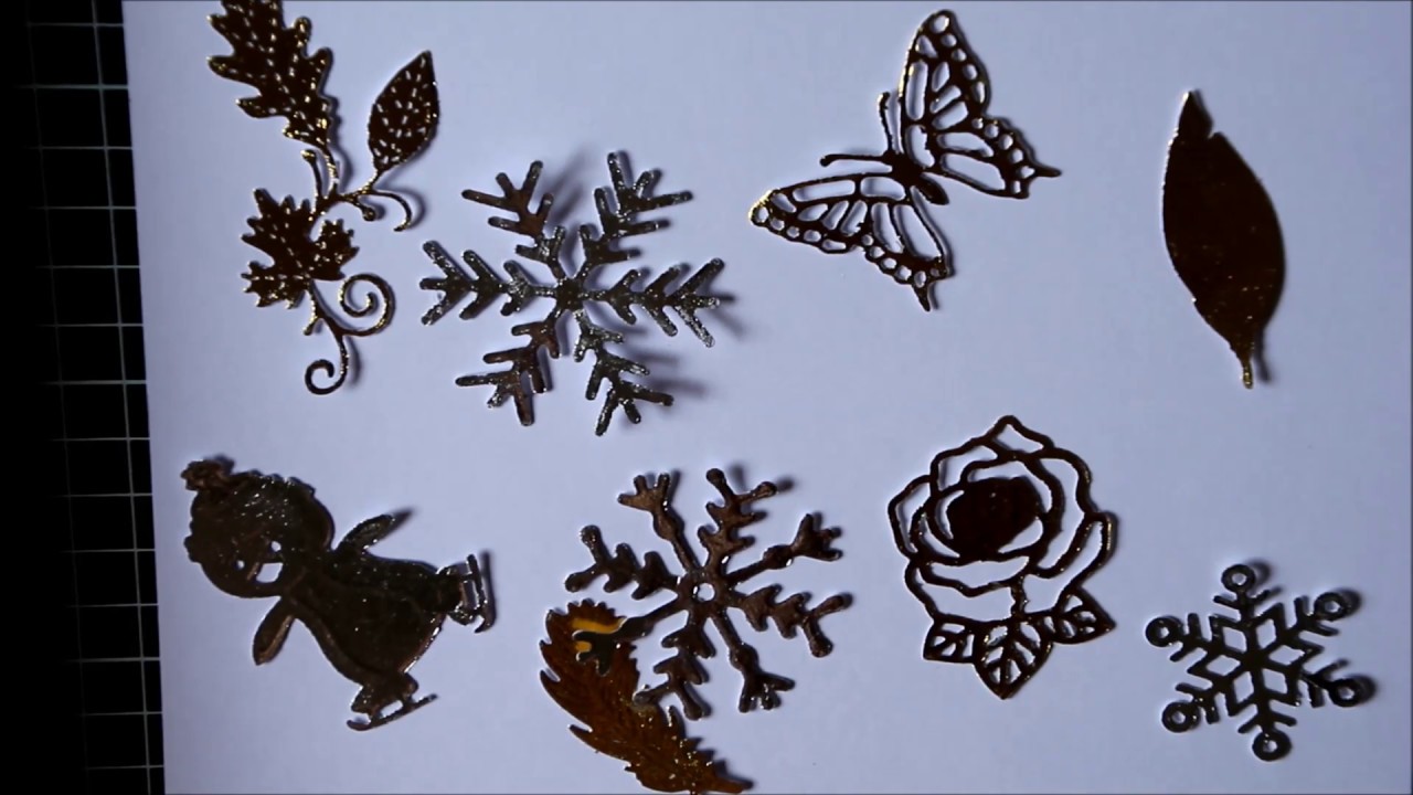 test machine à foil de chez action avec les dies + motifs imprimés