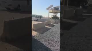 Iranian kamikaze drone attacks a U.S. military base Buehring in Kuwait. Wealth
