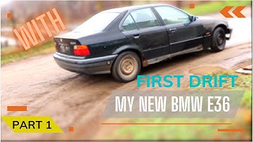BMW e36 Open Differential First Drift-Test Attempt