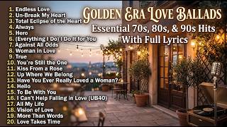 Best Relaxing Love Songs 70s 80s 90s 🌹 Timeless Romantic Ballads ✨ Oldies But Goodies