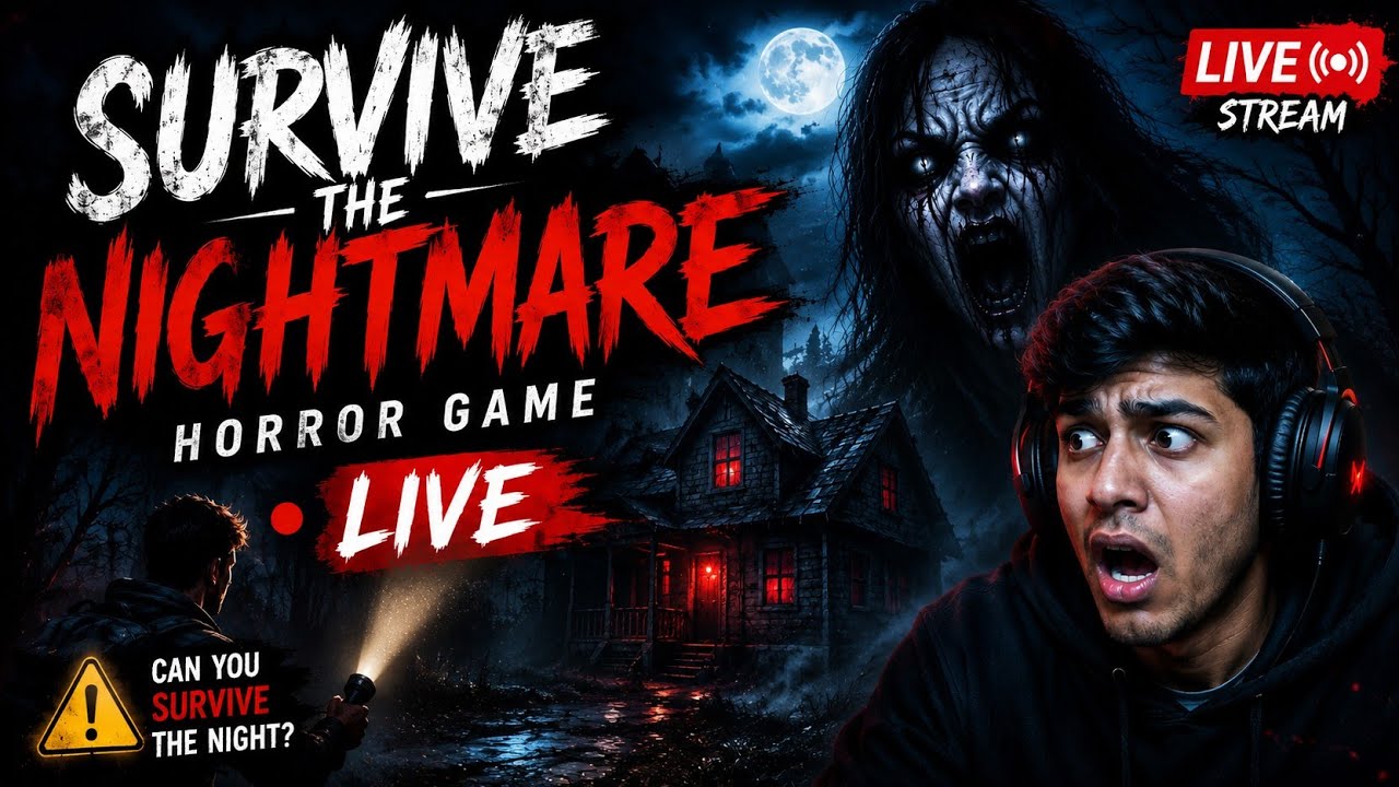 SURVIVE THE NIGHTMARE LIVE 😱 | Can We Make It Through the Night