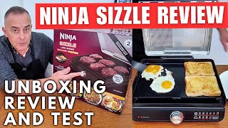 Ninja Sizzle Grill and Griddle Unboxing Test and Review #cooking #ninja #review