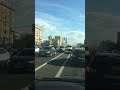 Полив дорог в Москве.