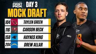 Full Day 3 NFL Mock Draft | EVERY PICK In Rounds 4-7!