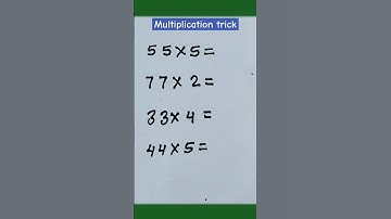 Multiplication Trick 😍 #shortsfeed #shorts #maths