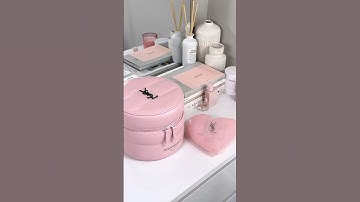 New @YSLBeautyOfficial candy glaze & that vanity case!!!🩰☁️🏹 #makeup #sephora #preppy #pretty