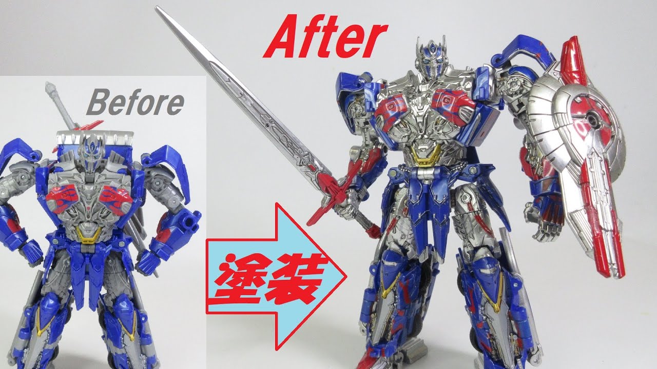 TF玩具塗装レビュー】騎士オプ、塗装してみた！ Transformers