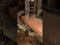 splitting wood with a sawmill #shorts