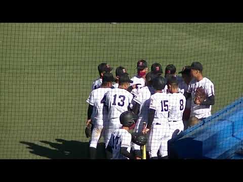 4番 丸山 一喜くん大きなライトフライ 岡山くん抑えて広陵円陣 【明治神宮大会 高校の部 決勝 広陵 対 大阪桐蔭2021/11/25】