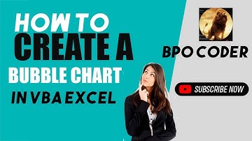 How to Create a Bubble Chart in Excel Using VBA | Bubble chart excel | bubble chart excel #bpo #vba