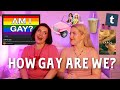 My gf  i take an are you gay quiz