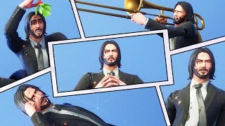 John Wick Fortnite Dances 50+ Different Emotes