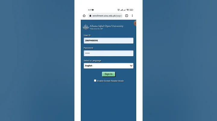 How to check aiou result