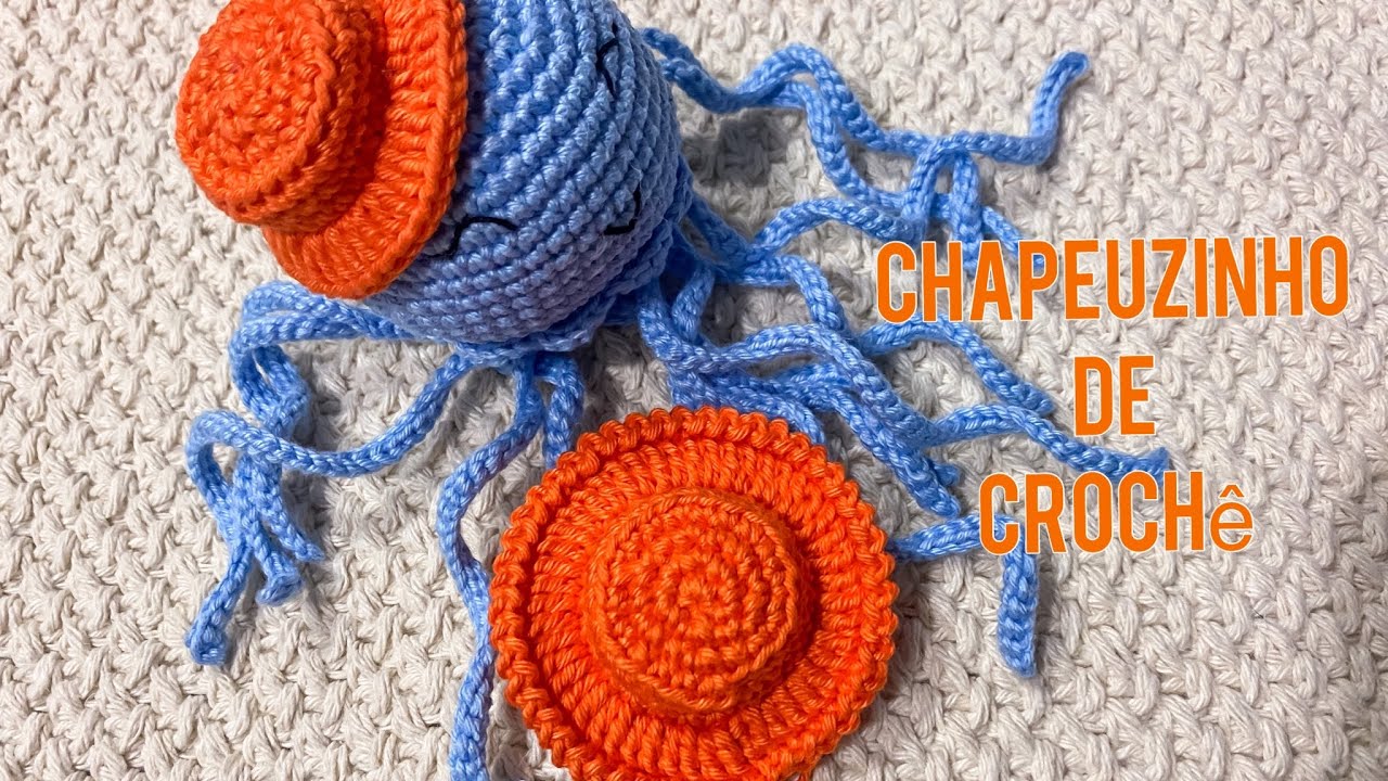 MINI CHAPEUZINHO DE CROCHÊ