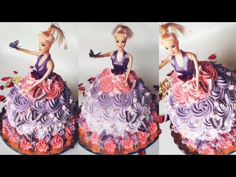 Comment Faire Un Gateau Barbie Princesse D Anniversaire كيفية تحضير كعكة عيد ميلاد باربي الأميرة Youtube