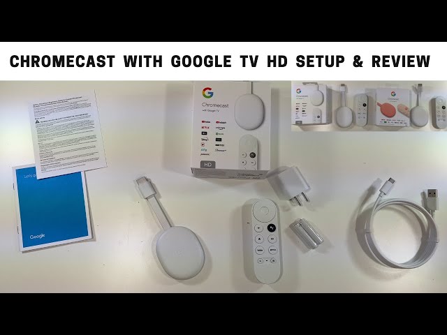 Chromecast with Google TV HD Setup Review! - YouTube