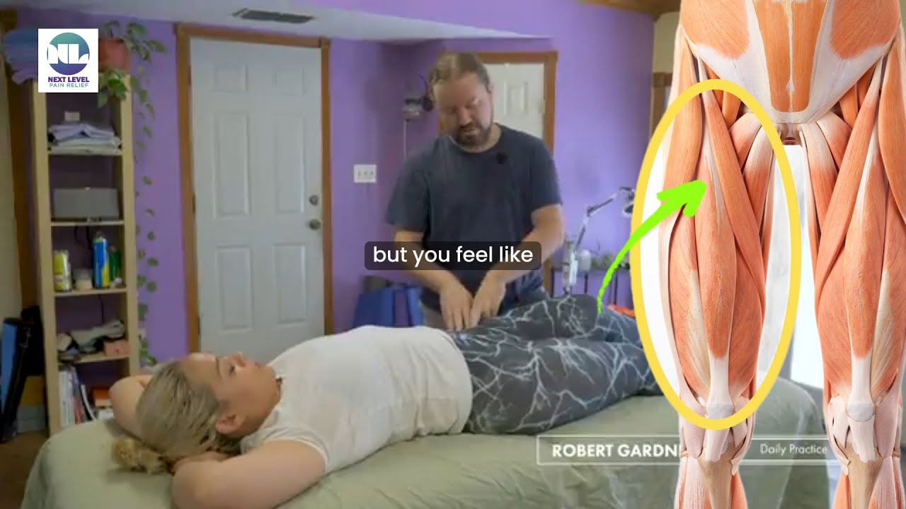 Hip Flexor Massage and Dampening Pressure Thai Massage - YouTube