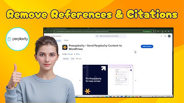 How To Remove References & Citations from Perplexity AI Response - Simple Steps
