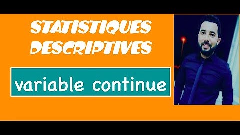 Variable quantitative continue : Exercices corrigés- part1