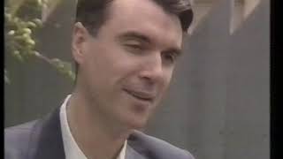 David Byrne talks about his videos