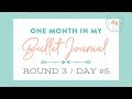 One Month in my Bullet Journal | Round 3 | Day 5