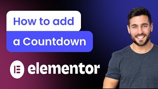 How to add a Countdown to Elementor
