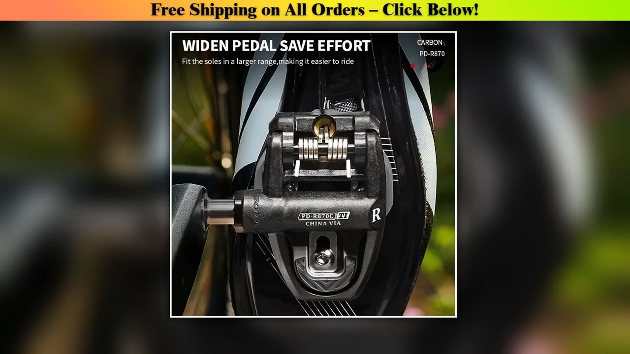 BUCKLOS Bike Pedals for LOOK KEO Road Bicycle Clipless Pedals Carbon Nylon Ultralight Self-locking