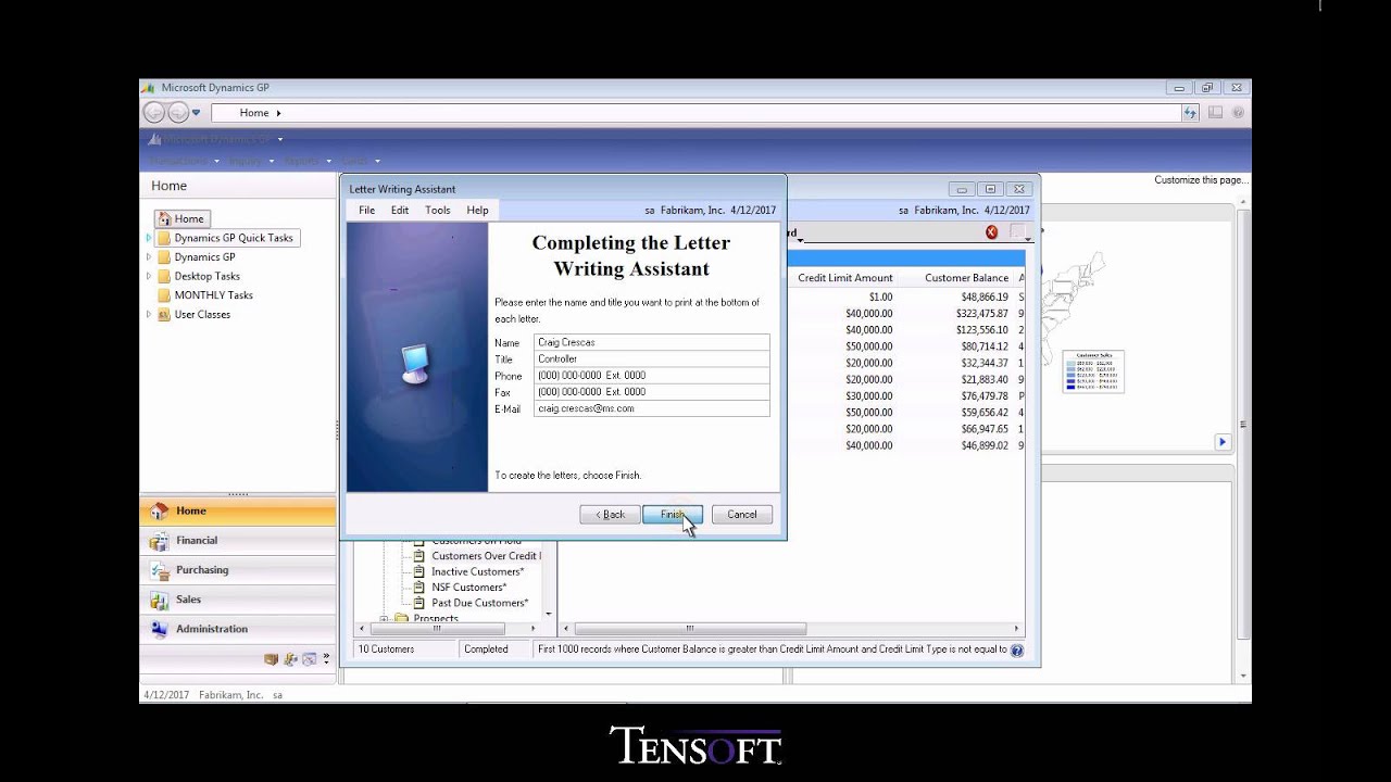 Microsoft Dynamics GP Homepage Tour - YouTube
