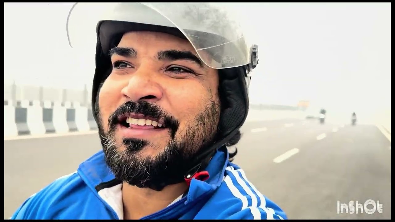 National Highway Gandhi Nagar Se Baghpat Bahut Ke liye Dekh Sakti Hai ka HURI Scooty Chalte