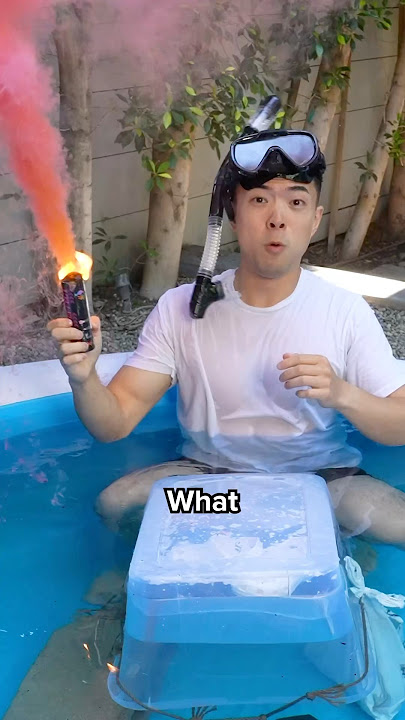 What happens if you trap smoke underwater?