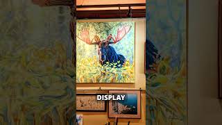 Nice and simple art display and lighting solution! #makerpipe #emtconduit #diy #shorts #artgallery