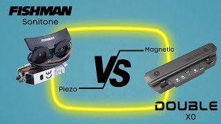 Double X0 vs Fishman Sonitone pickup | Sound Check | Piezo vs Magnetic Pickup screenshot 5
