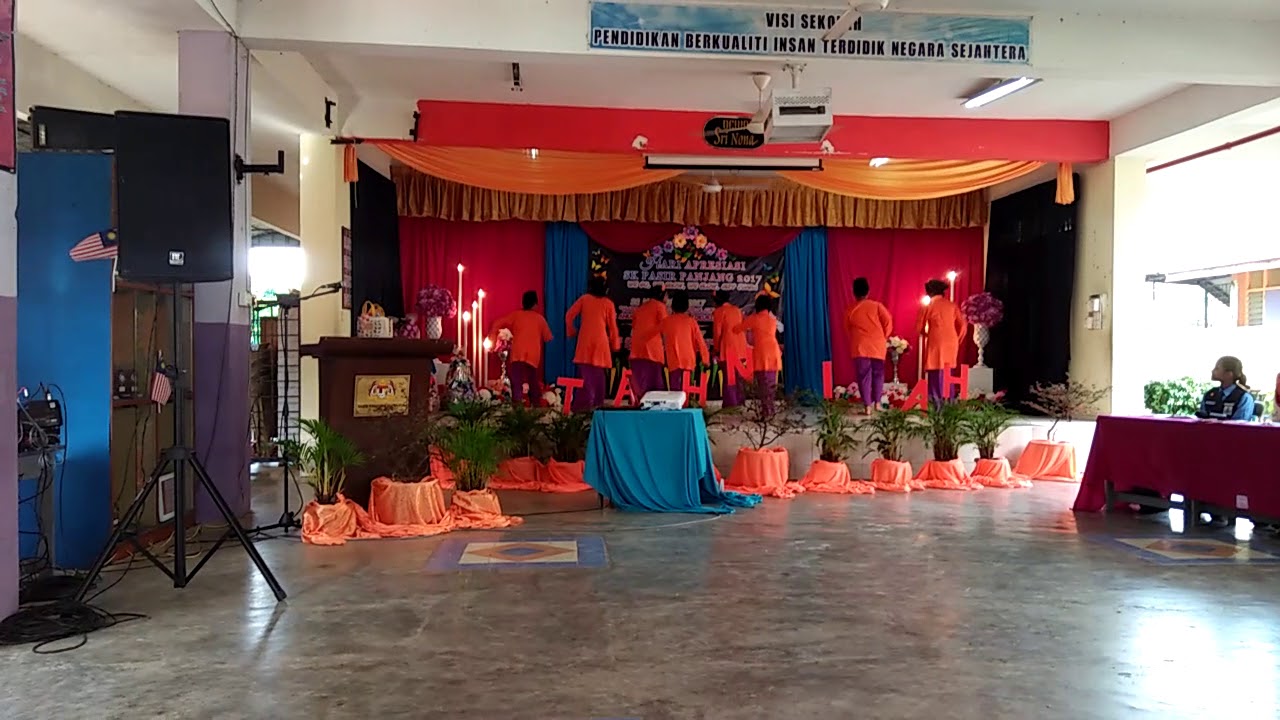HARI GRADUASI TAHUN 6 SEKOLAH KEBANGSAAN PASIR PANJANG TARIAN ZAPIN KUMPULAN LANTAI TARI