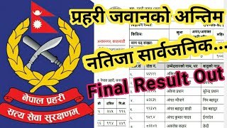 Final Result Out | Police Jawan | Nepal Police Constable | Loksewa Capsule