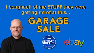 I Bought All this Garage Sale Stuff To Sell on eBay!