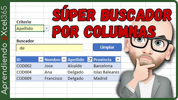Super Buscador para Excel | Filtra y Busca datos con un cuadro de texto, utiliza un #textbox #tips