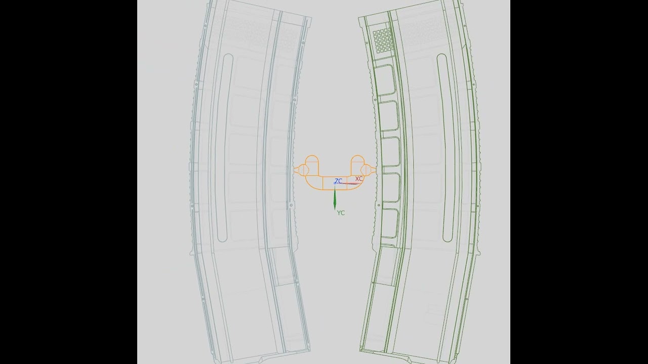 塑料玩具枪部件模具 cp plastic toy gun part mold