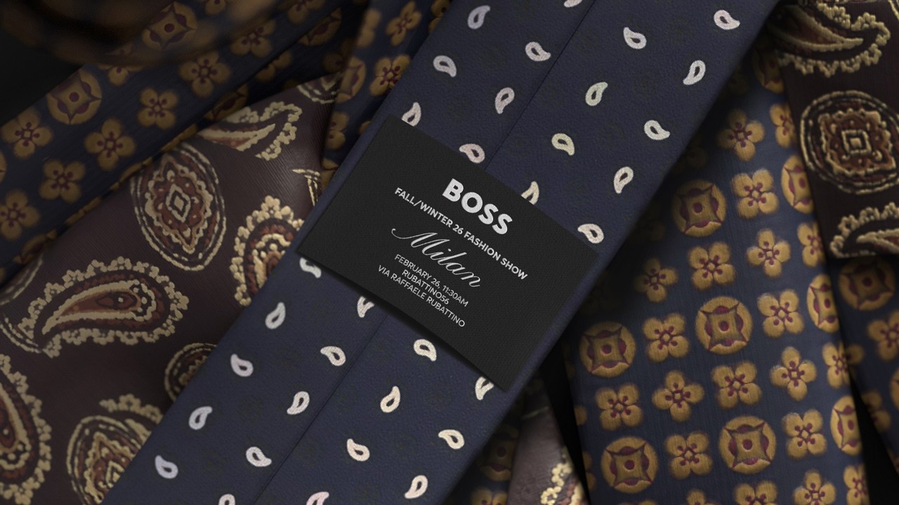 BOSS Fall/Winter 26 Fashion Show