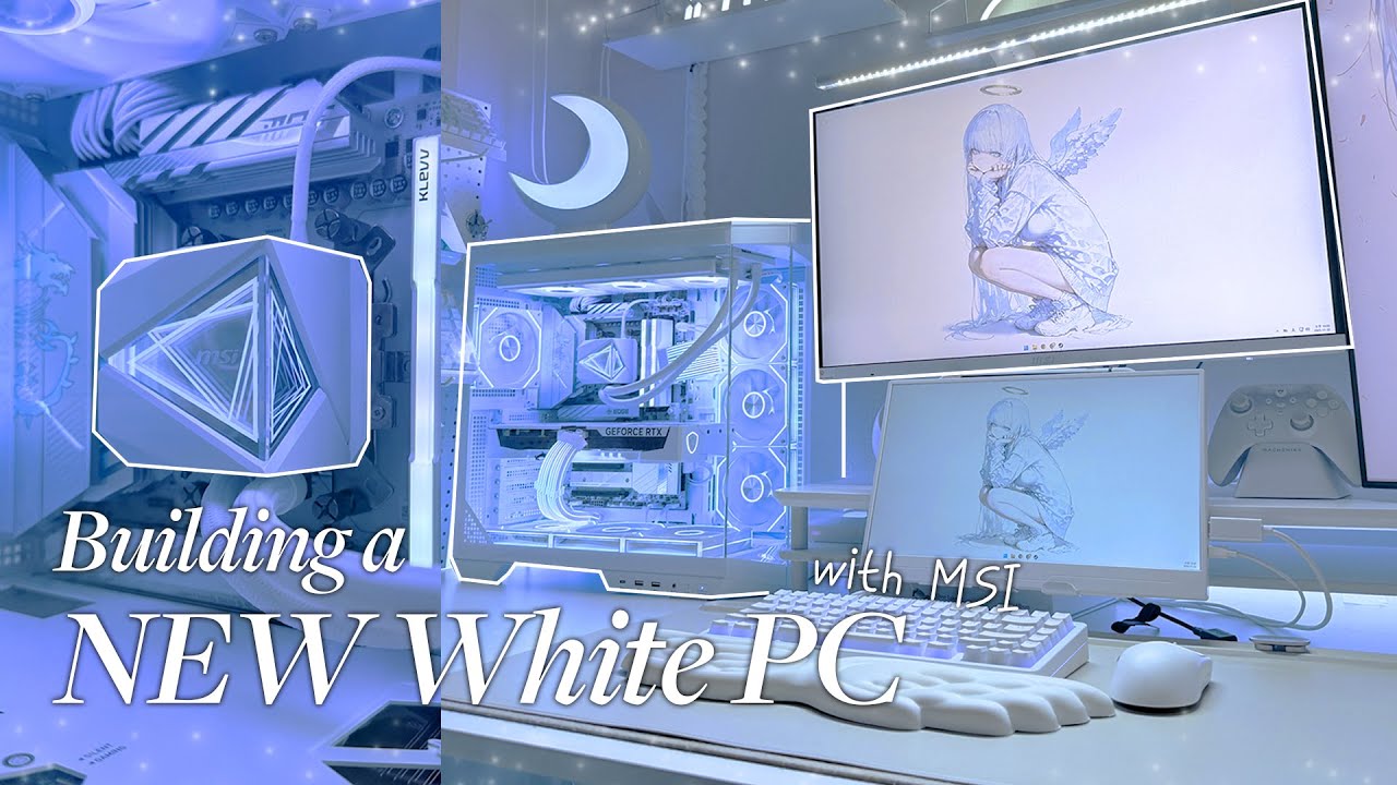 My first White PC Build 🩵 | White Pc Build with MSI | MSI MPG B850 EDGE TI WIFI,Ryzen9950X,RTX 5080