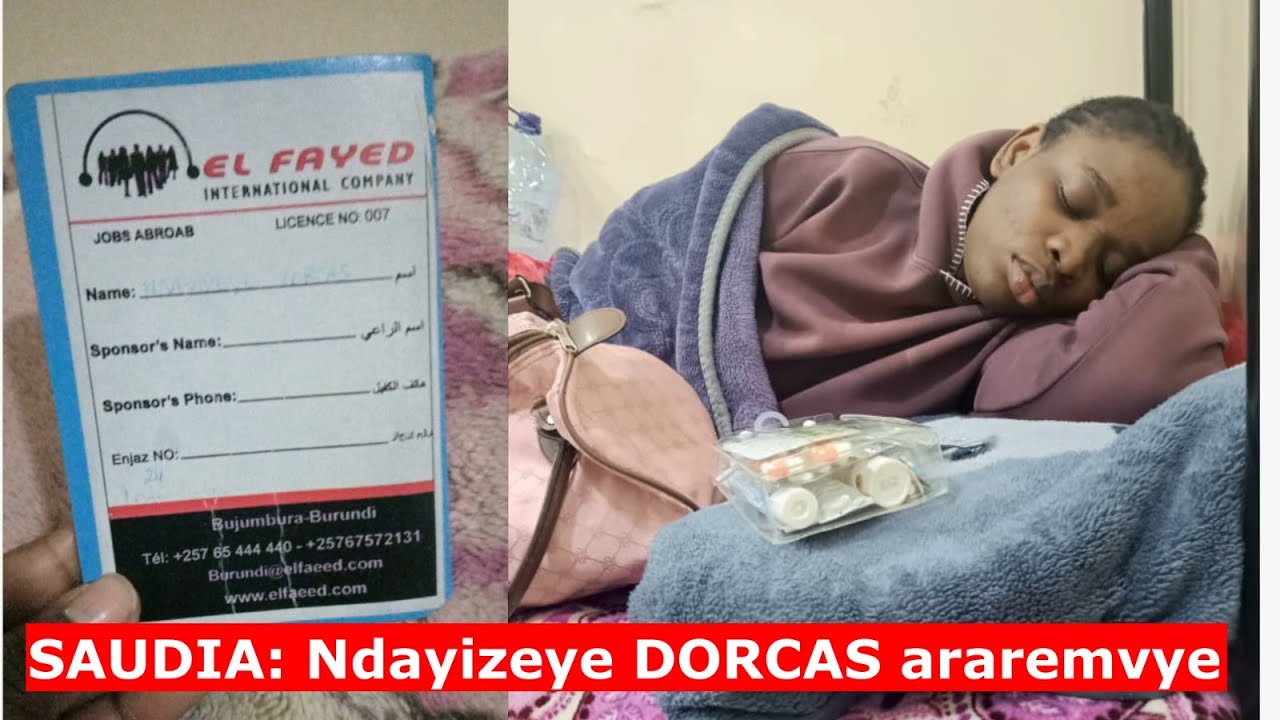 Saudia: #Ndayizeye_DORCAS agirapfire kubiro nyuma yo kurwara araremvye #Amaraso amuca mumazuru 😭😭😭