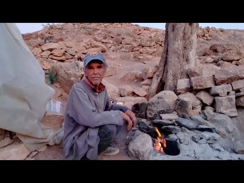 مسكين يعيش الأجواء الرمضانية بأحد الغابات بنواحي تارودانت بارطاجي هذا الڤيديو ولك الأجر