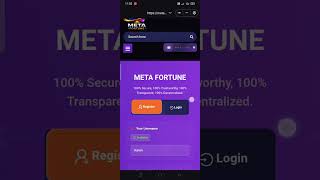 How to reg and deposit in metafortune platform  screenshot 4