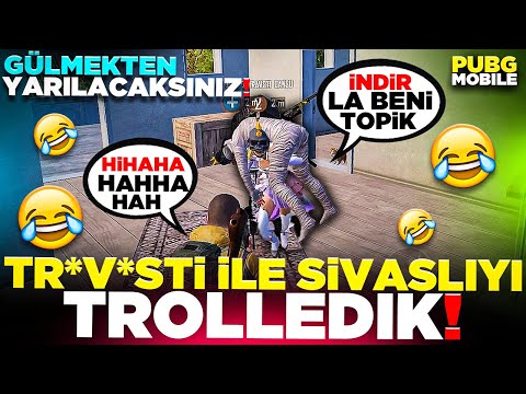 TR*VESTİ İLE SİVAS'LIYI EFSANE TROLLEDİK 🤣 GÜLMEKTEN ZIÇACAKSINIZ 🤣 | PUBG MOBILE